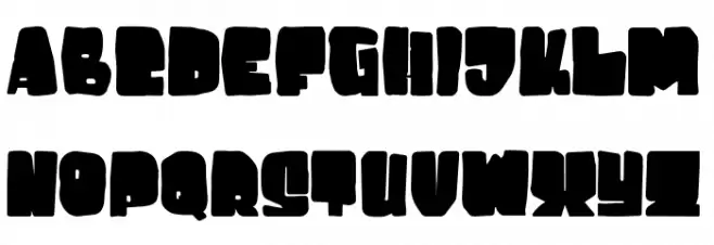 Kidzz Font UPPERCASE