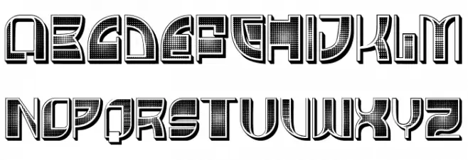 Kiebitz Gradient Regular フォント 大文字