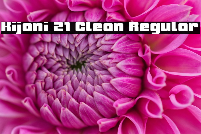 Kijani 21 Clean Regular Example 2