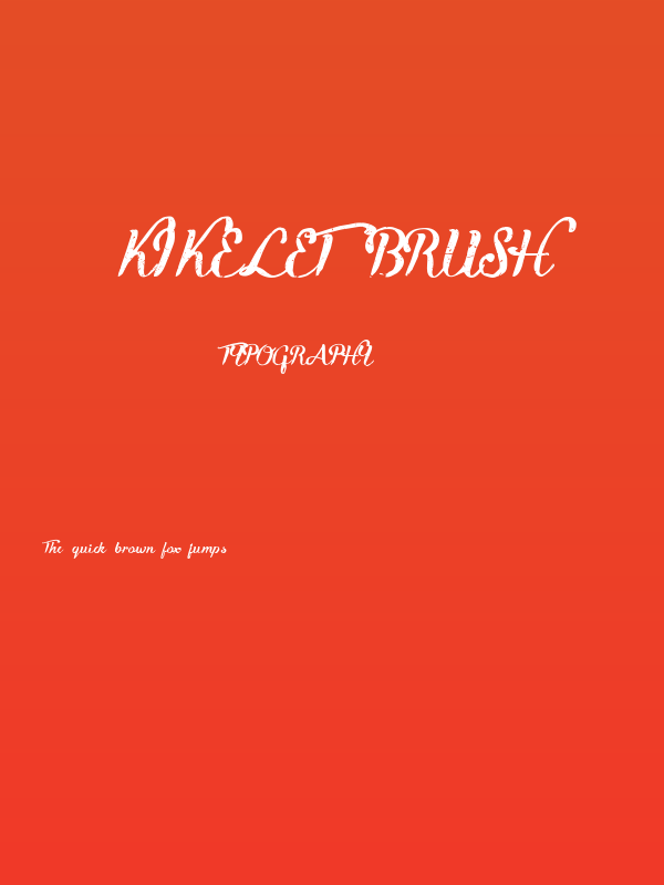 Kikelet Brush Poster