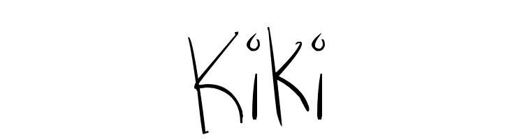 Kiki  les polices de caractères gratuit tlcharger