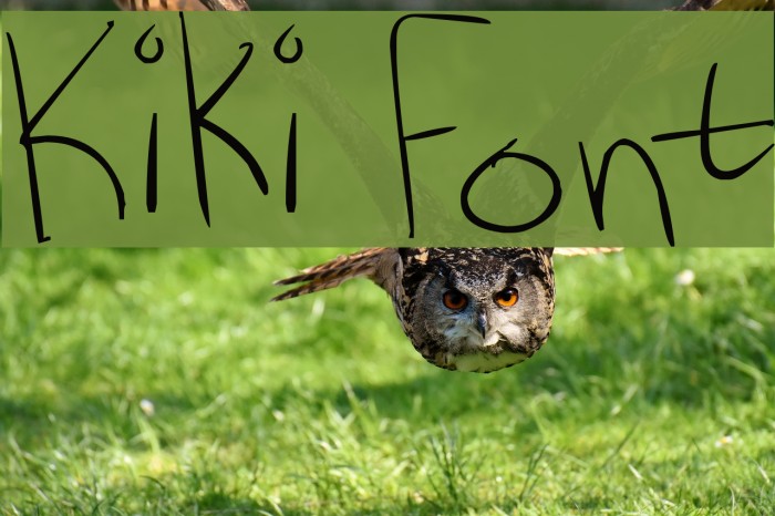 Kiki Font examples