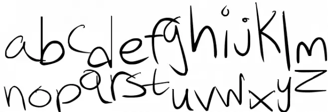 Kiki फ़ॉन्ट लोअरकेस