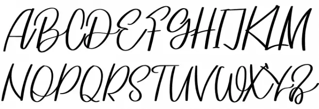 Kikio फ़ॉन्ट अपरकेस