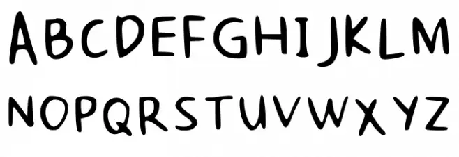 Kikis Regular Font Litere mari