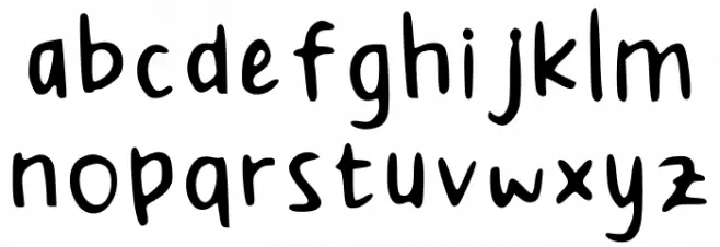 Kikis Regular Font Litere mici