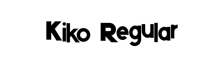 Kiko Regular  Descarca Fonturi Gratis