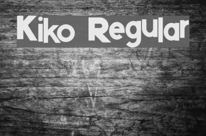 Kiko Regular Font examples