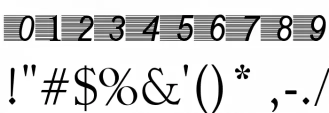 Kilat-Flash Font OTHER CHARS