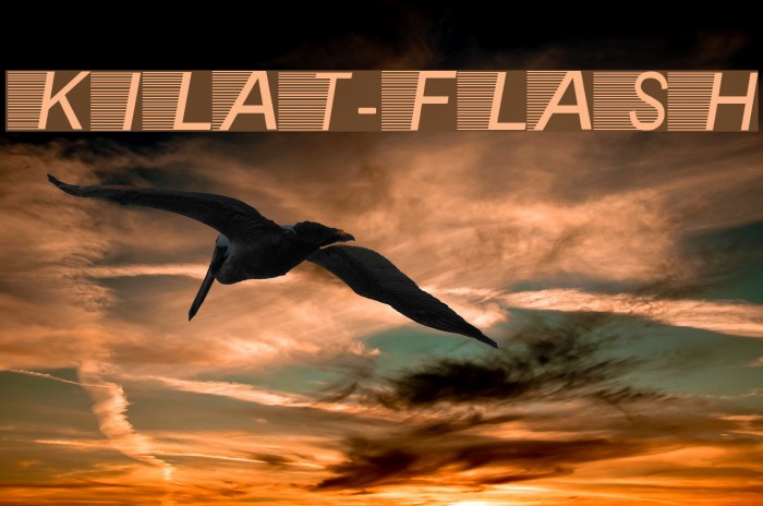 Kilat-Flash Font examples