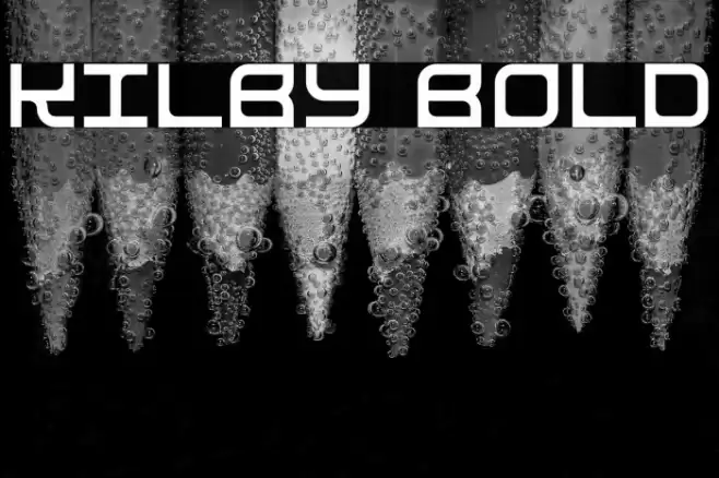 Kilby Bold Font examples