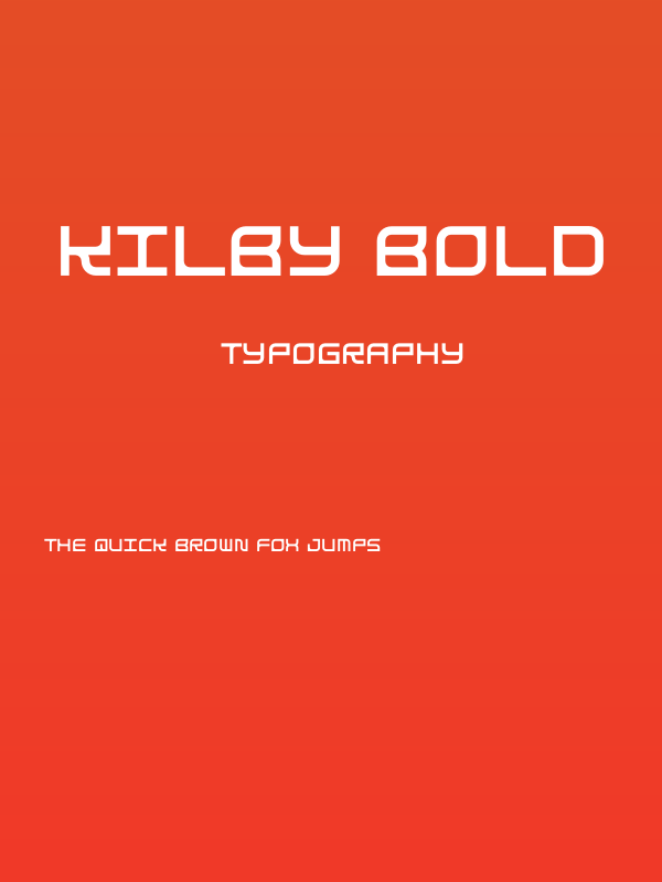 Kilby Bold Poster