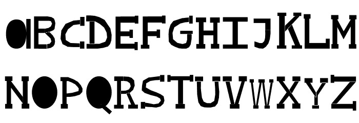 Kilimanjaro One Font LOWERCASE