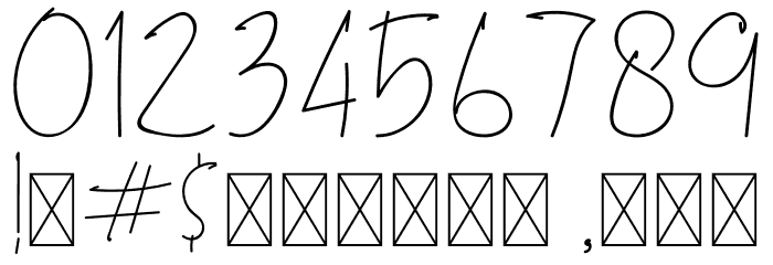 Kilimanjaro Font OTHER CHARS
