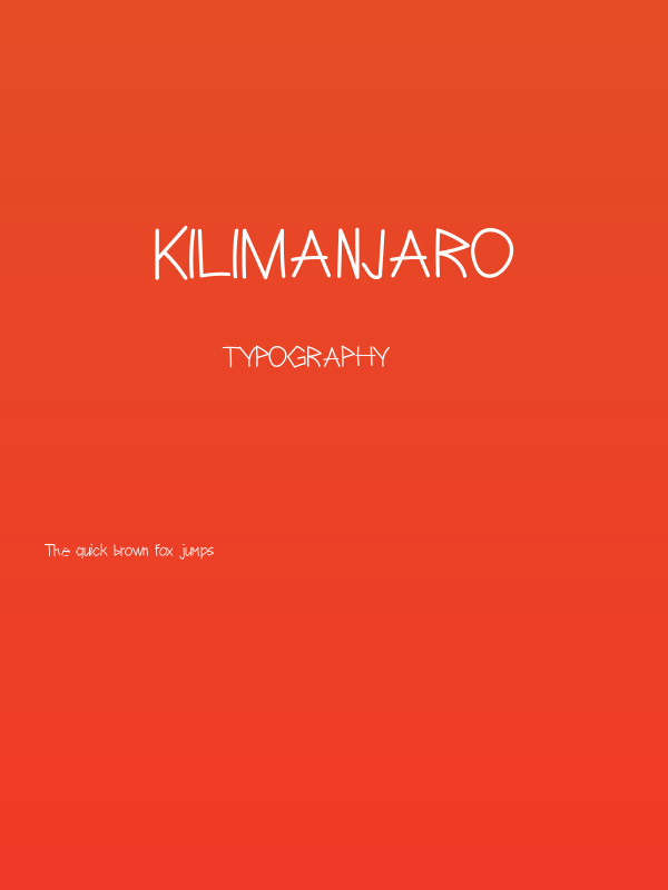 Kilimanjaro Poster