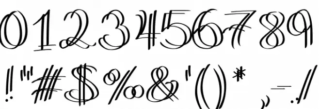 KilimanjaroExpedition Font OTHER CHARS