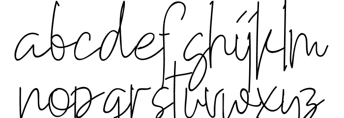 Kilimanjaro Font LOWERCASE