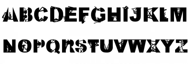 Kill All Fonts Just Aggression Schriftart Groß