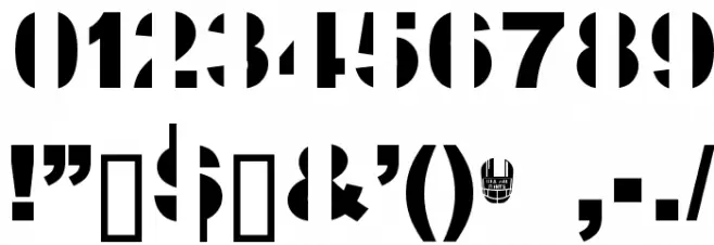 Kill All Fonts Font OTHER CHARS