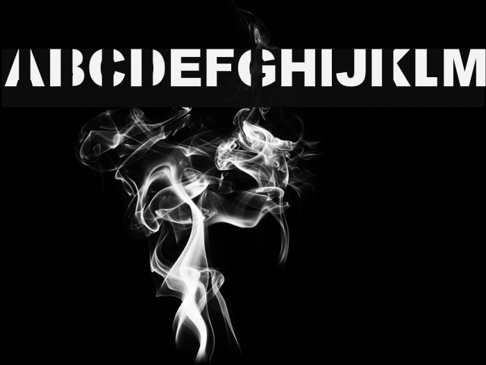 Kill All Fonts Font examples
