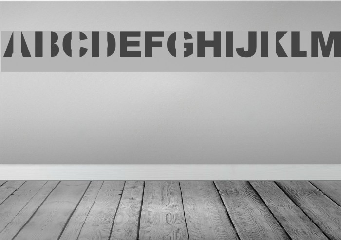Kill All Fonts Font examples
