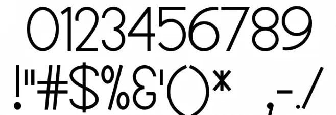 Kill The Lights Font OTHER CHARS