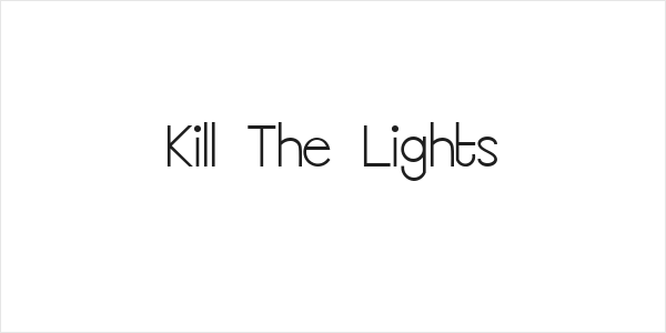 Kill The Lights Logo