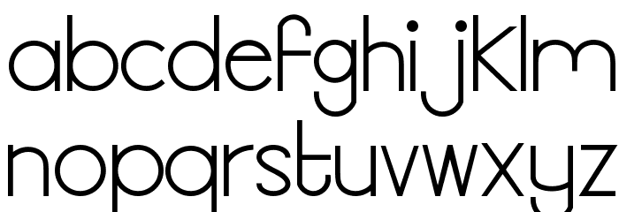 Kill The Lights Font LOWERCASE