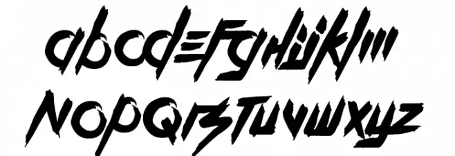 Kill The Noise Schriftart Groß