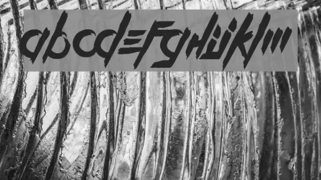 Kill The Noise Font examples