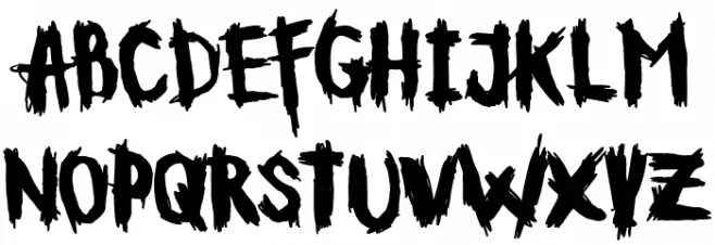 Kill Yourself! フォント 小文字