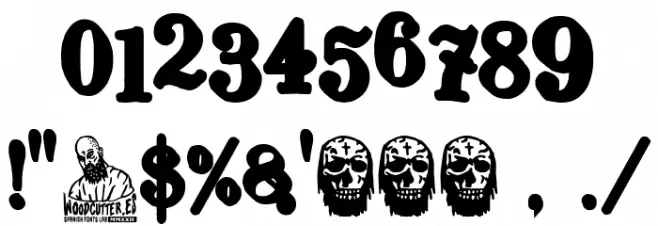 Kill all Hipsters+ フォント その他の文字