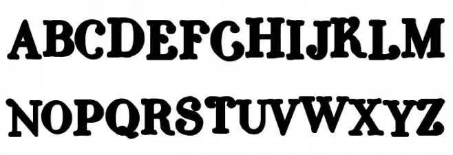 Kill all Hipsters+ フォント 大文字