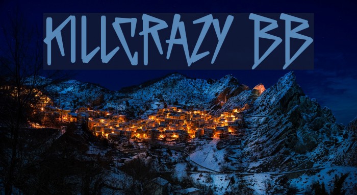 KillCrazy BB Font examples
