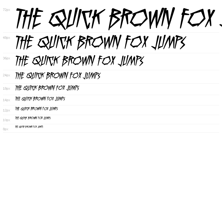 KillCrazyBB-Italic Waterfall