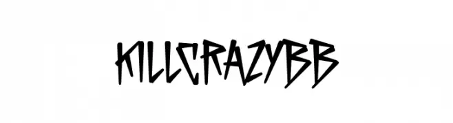 KillCrazyBB  font caratteri gratis