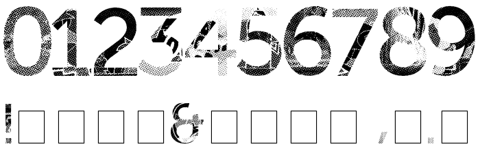 KillEd Font OTHER CHARS