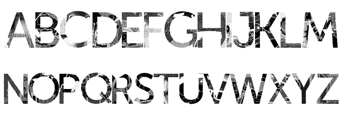 KillEd Font LOWERCASE