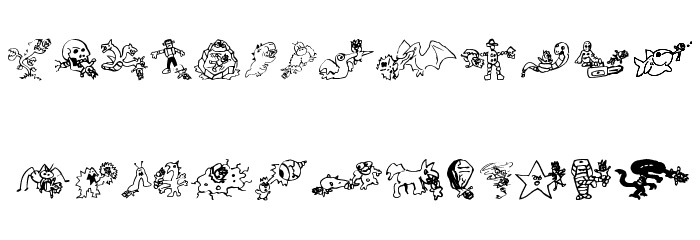 KillMeCraig AOE Font LOWERCASE