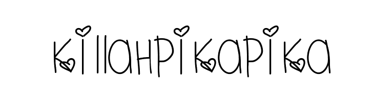 KillahPikaPika  नि: शुल्क फ़ॉन्ट्स डाउनलोड