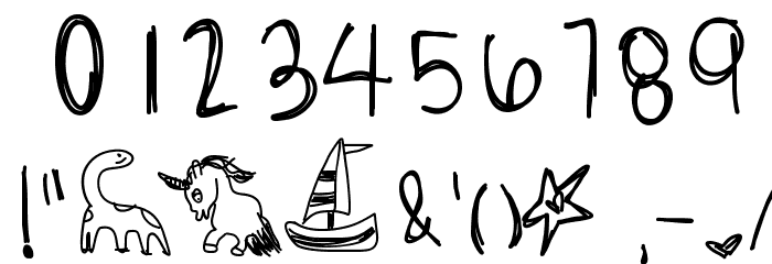 KillahPikaPika Font OTHER CHARS