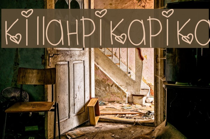 KillahPikaPika Font examples