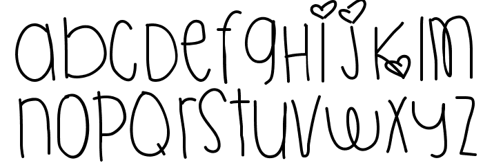 KillahPikaPika Font LOWERCASE
