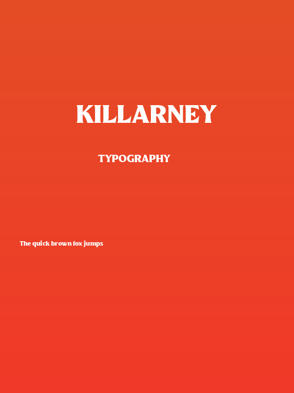 Killarney Poster