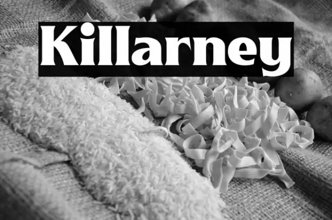 Killarney Font examples