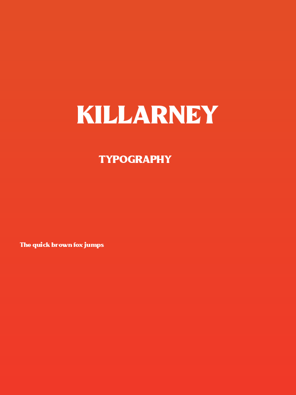 Killarney Poster