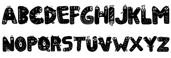 Killed Vespertine Font LOWERCASE