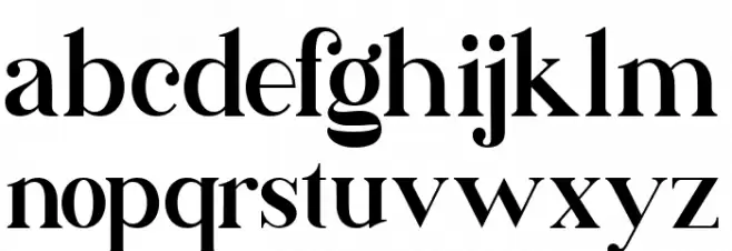 Killega Font LOWERCASE