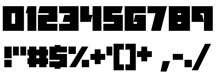 Killer Bassline Font OTHER CHARS