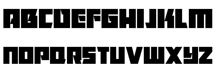 Killer Bassline Font LOWERCASE